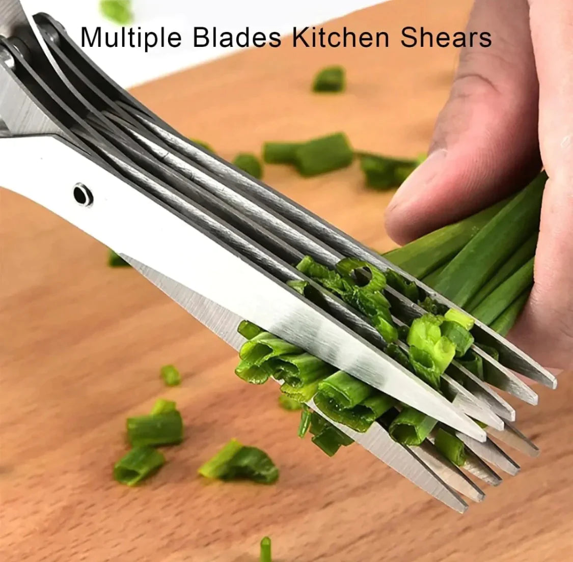 5 Layer Scissors Vegetable & Fruit Cutter Kitchen Utensils